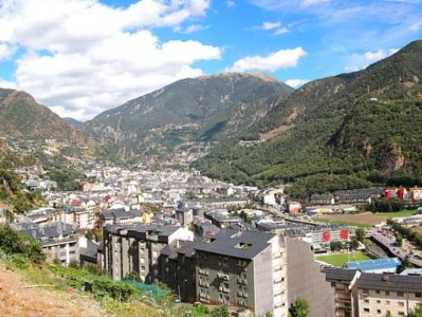 aerial view of Andorra la Vella