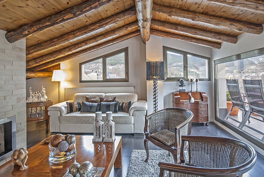 High-style semi-detached homes in the most exclusive residential areas of Andorra.