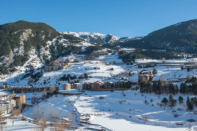 Vues de El forn et grandvalira