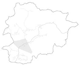 mapa capital d'Andorra